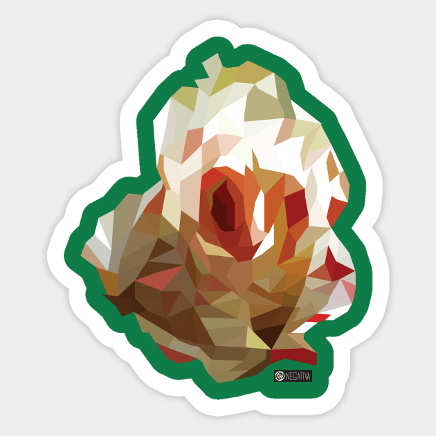 rose Sticker by Negativa